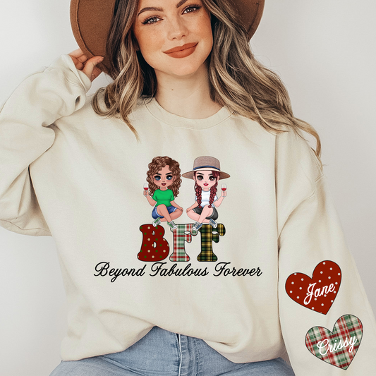 BFF Beyond Fabulous Forever Personalized Sweatshirt