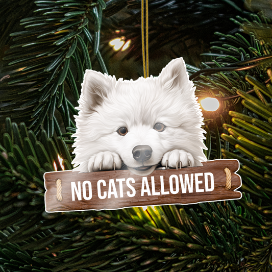Custom Peeking Dog Ornament - Gift for Dog Lovers